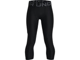 Under Armour Boys HeatGear Armour Three Quarter Leggings - Sweat Wicking Apparel