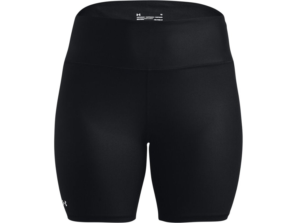 Under Armour Womens HeatGear Bike Shorts Apparel - Sweat Wicking and 4-Way Stretch Material