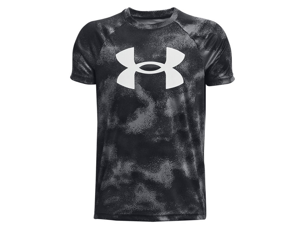 Under Armour Boys Tech Big Logo Printed Short Sleeve Shirt - Quick-Drying