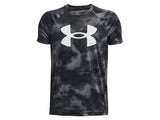 Under Armour Boys Tech Big Logo Printed Short Sleeve Shirt - Quick-Drying