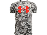 Under Armour Boys Tech Big Logo Printed Short Sleeve Shirt - Quick-Drying