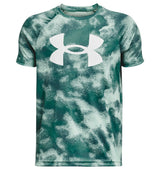 Under Armour Boys Tech Big Logo Printed Short Sleeve Shirt - Quick-Drying