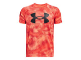 Under Armour Boys Tech Big Logo Printed Short Sleeve Shirt - Quick-Drying