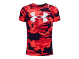 Under Armour Boys Tech Big Logo Printed Short Sleeve Shirt - Quick-Drying