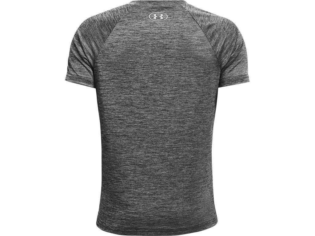 Under Armour Boys Tech Split Logo Hybrid Short Sleeve Shirt - Quick-Drying