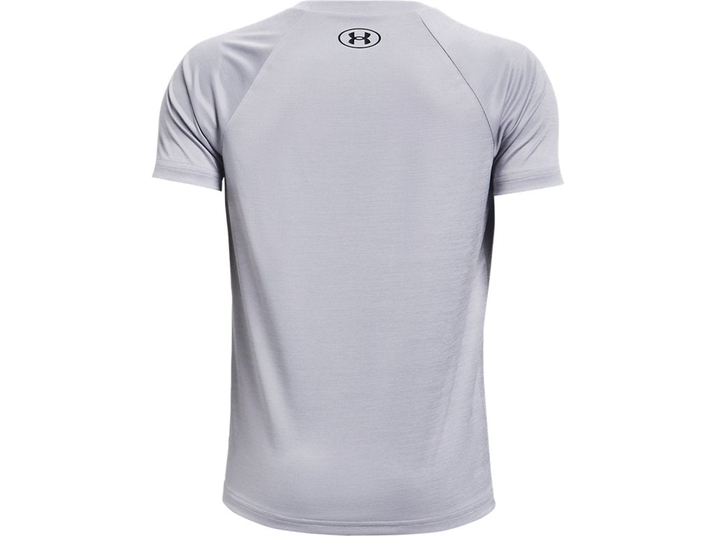 Under Armour Boys Tech Split Logo Hybrid Short Sleeve Shirt - Quick-Drying