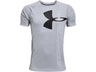 Under Armour Boys Tech Split Logo Hybrid Short Sleeve Shirt - Quick-Drying