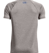 Under Armour Boys Tech Split Logo Hybrid Short Sleeve Shirt - Quick-Drying