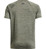 Under Armour Boys Tech Split Logo Hybrid Short Sleeve Shirt - Quick-Drying