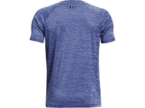 Under Armour Boys Tech Split Logo Hybrid Short Sleeve Shirt - Quick-Drying