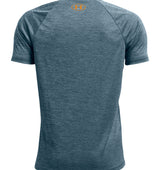 Under Armour Boys Tech Split Logo Hybrid Short Sleeve Shirt - Quick-Drying