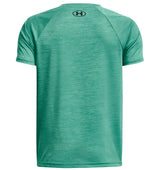Under Armour Boys Tech Split Logo Hybrid Short Sleeve Shirt - Quick-Drying