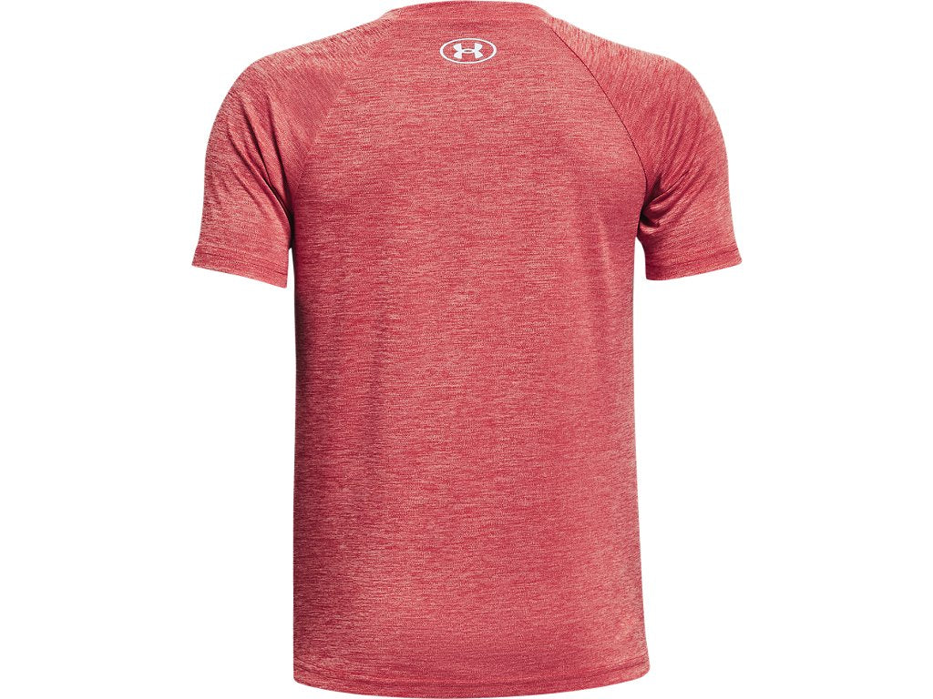 Under Armour Boys Tech Split Logo Hybrid Short Sleeve Shirt - Quick-Drying