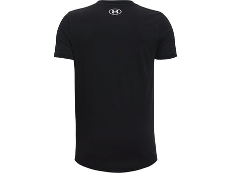 Under Armour Boys Left Chest Logo Short Sleeve T-Shirt - Quick-Drying Cotton Blend