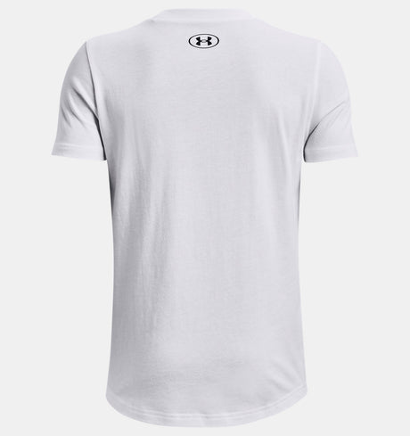 Under Armour Boys Left Chest Logo Short Sleeve T-Shirt - Quick-Drying Cotton Blend