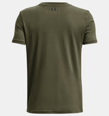 Under Armour Boys Left Chest Logo Short Sleeve T-Shirt - Quick-Drying Cotton Blend