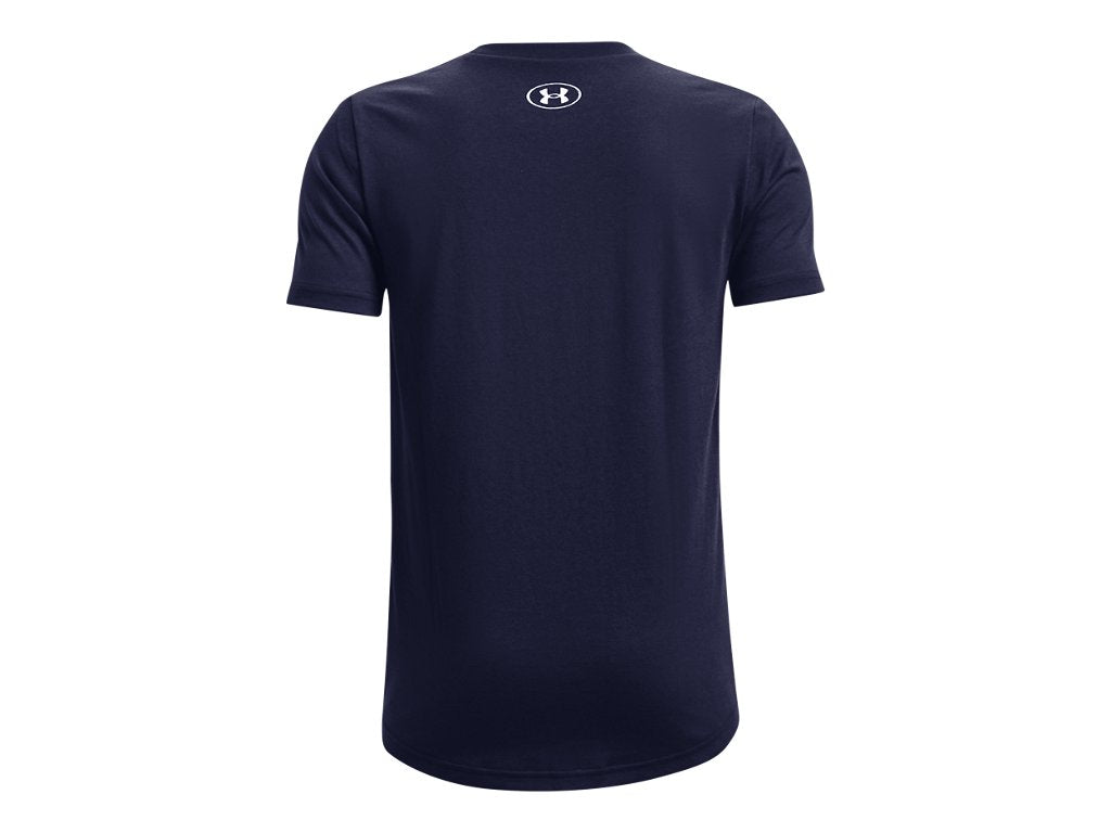 Under Armour Boys Left Chest Logo Short Sleeve T-Shirt - Quick-Drying Cotton Blend