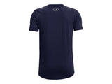 Under Armour Boys Left Chest Logo Short Sleeve T-Shirt - Quick-Drying Cotton Blend