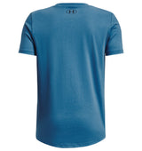 Under Armour Boys Left Chest Logo Short Sleeve T-Shirt - Quick-Drying Cotton Blend