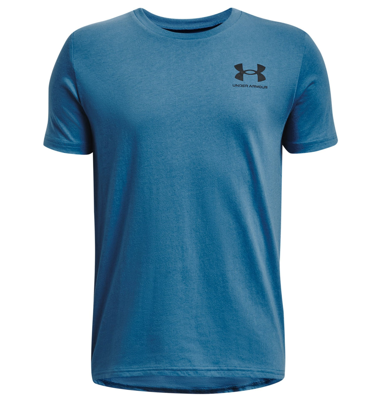 Under Armour Boys Left Chest Logo Short Sleeve T-Shirt - Quick-Drying Cotton Blend