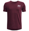 Under Armour Boys Left Chest Logo Short Sleeve T-Shirt - Quick-Drying Cotton Blend