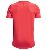 Under Armour Boys Left Chest Logo Short Sleeve T-Shirt - Quick-Drying Cotton Blend