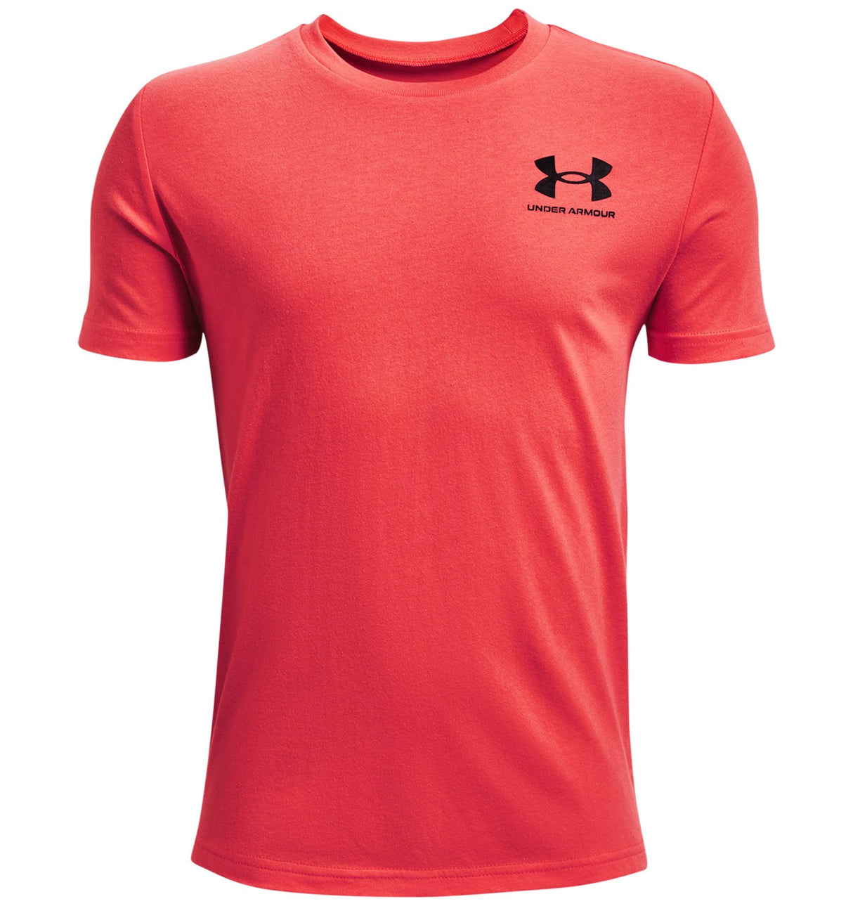 Under Armour Boys Left Chest Logo Short Sleeve T-Shirt - Quick-Drying Cotton Blend