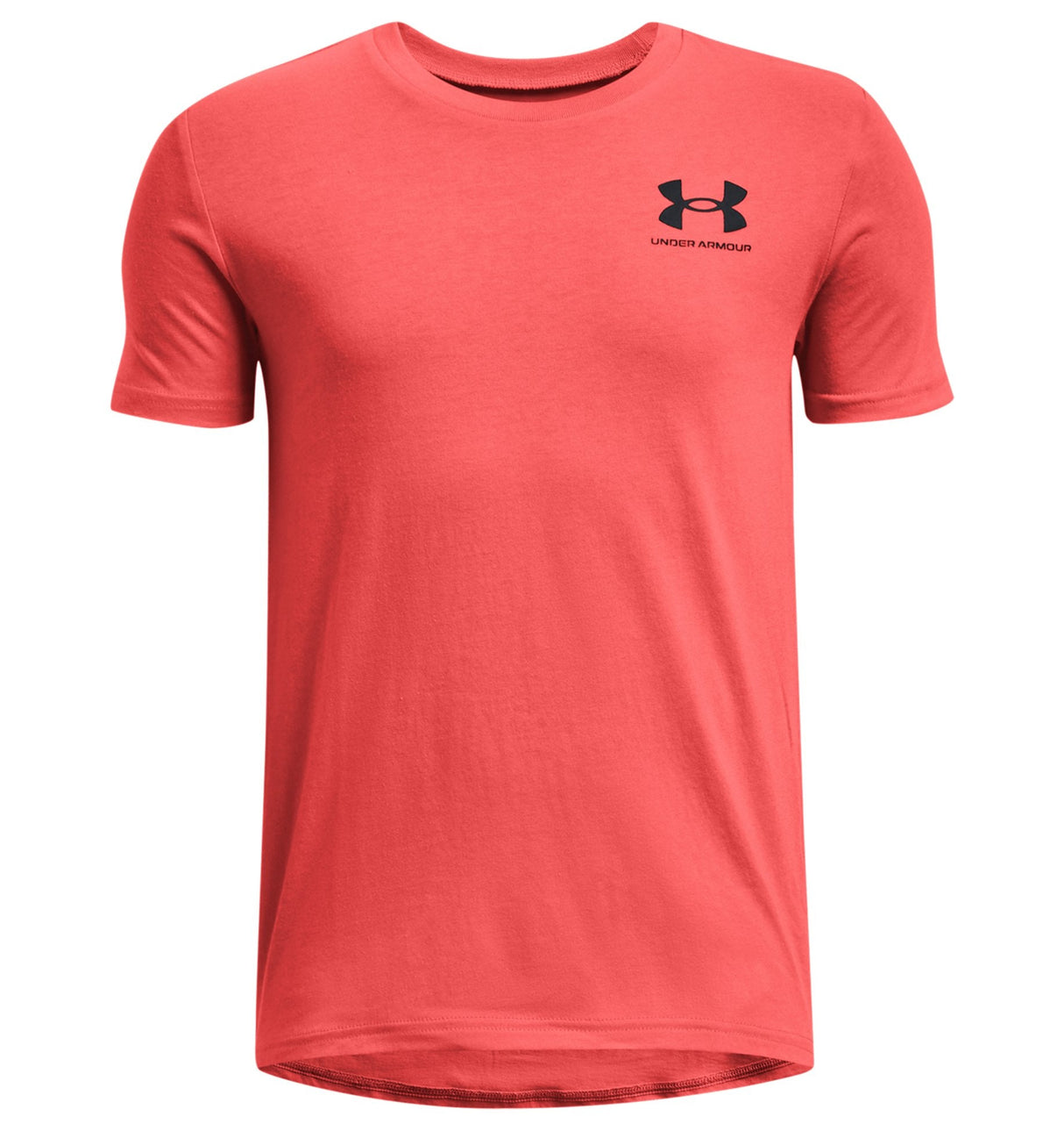 Under Armour Boys Left Chest Logo Short Sleeve T-Shirt - Quick-Drying Cotton Blend