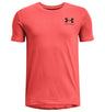 Under Armour Boys Left Chest Logo Short Sleeve T-Shirt - Quick-Drying Cotton Blend