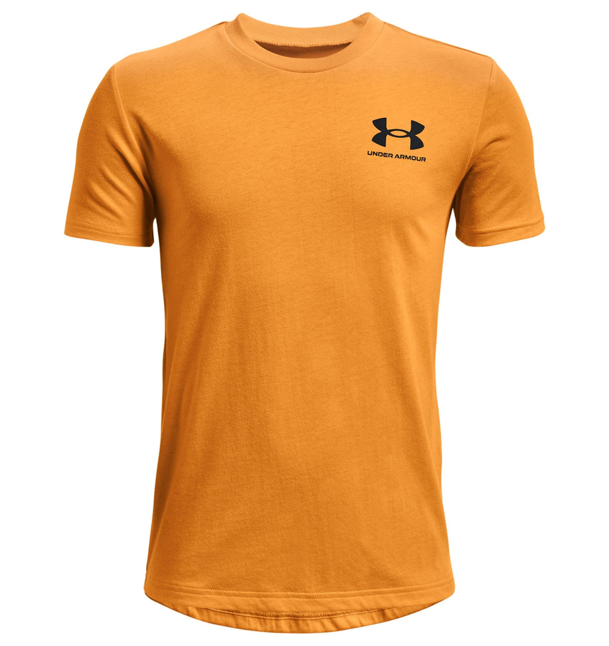 Under Armour Boys Left Chest Logo Short Sleeve T-Shirt - Quick-Drying Cotton Blend