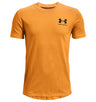 Under Armour Boys Left Chest Logo Short Sleeve T-Shirt - Quick-Drying Cotton Blend