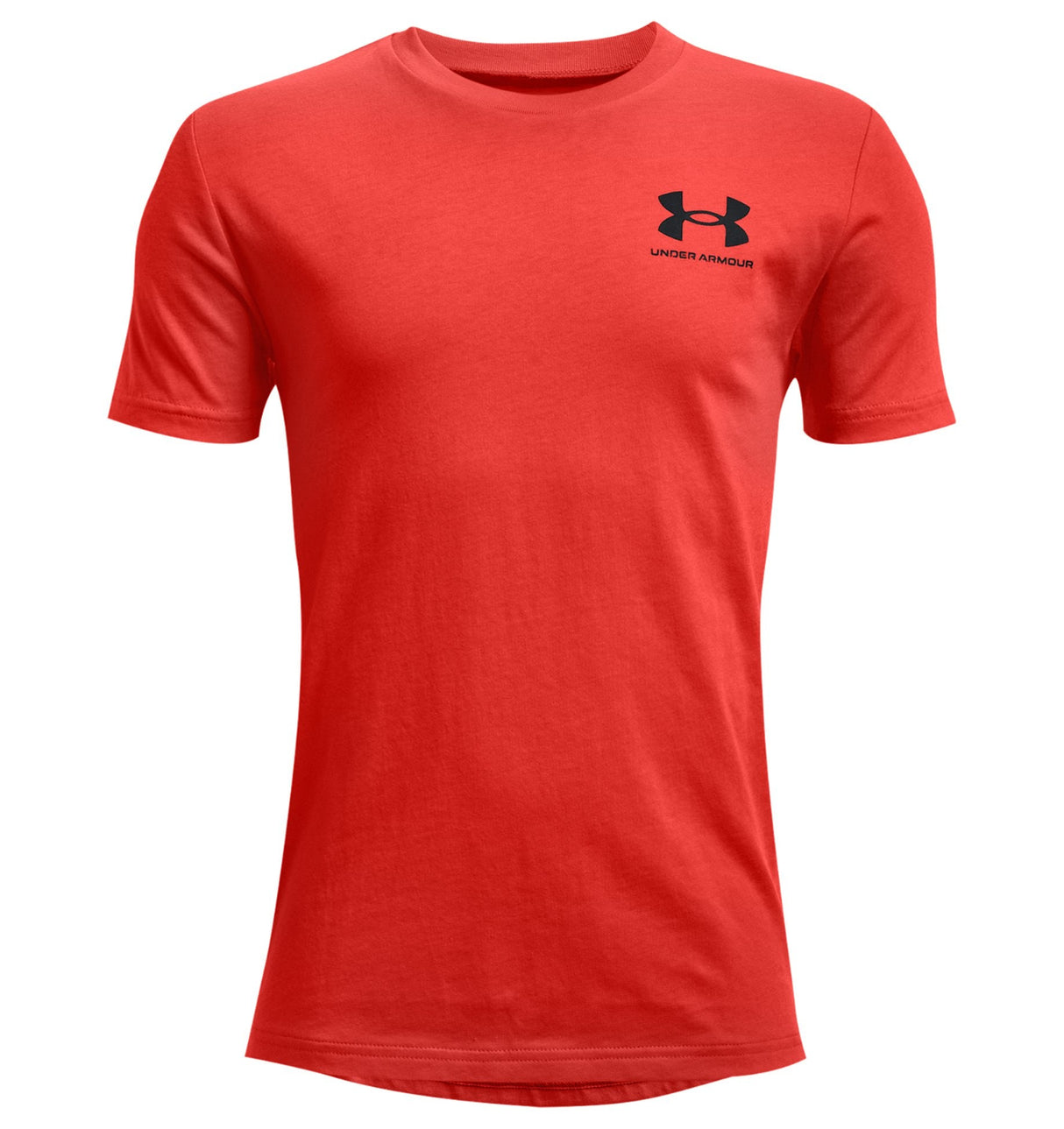 Under Armour Boys Left Chest Logo Short Sleeve T-Shirt - Quick-Drying Cotton Blend