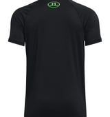 Under Armour Boys Tech Hybrid Print Fill Short Sleeve Shirt - Quick-Drying and Sweat-Wicking