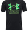 Under Armour Boys Tech Hybrid Print Fill Short Sleeve Shirt - Quick-Drying and Sweat-Wicking