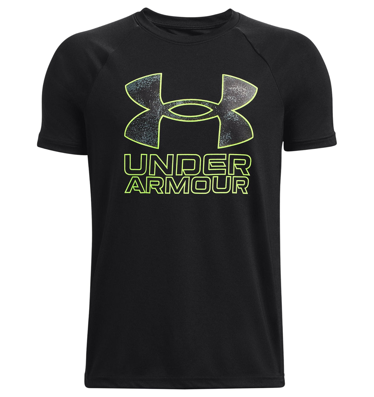Under Armour Boys Tech Hybrid Print Fill Short Sleeve Shirt - Quick-Drying and Sweat-Wicking