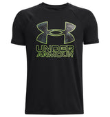 Under Armour Boys Tech Hybrid Print Fill Short Sleeve Shirt - Quick-Drying and Sweat-Wicking