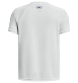 Under Armour Boys Tech Hybrid Print Fill Short Sleeve Shirt - Quick-Drying and Sweat-Wicking