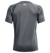 Under Armour Boys Tech Hybrid Print Fill Short Sleeve Shirt - Quick-Drying and Sweat-Wicking