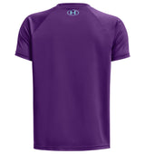 Under Armour Boys Tech Hybrid Print Fill Short Sleeve Shirt - Quick-Drying and Sweat-Wicking