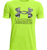 Under Armour Boys Tech Hybrid Print Fill Short Sleeve Shirt - Quick-Drying and Sweat-Wicking