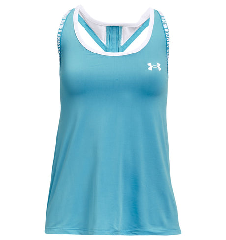 Under Armour Girls Knockout Tank Top - Breathable and Sweat-Wicking