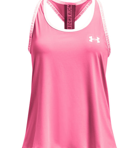 Under Armour Girls Knockout Tank Top - Breathable and Sweat-Wicking