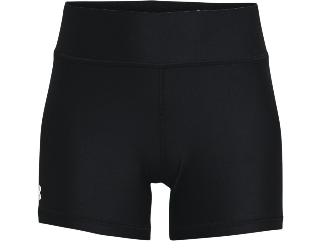 Under Armour Girls HeatGear Armour Shorty Team 4 Inch Shorts - Superior Sweat Wicking