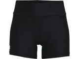 Under Armour Girls HeatGear Armour Shorty Team 4 Inch Shorts - Superior Sweat Wicking