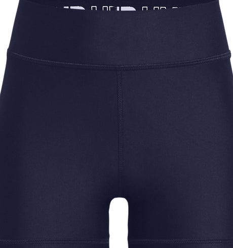 Under Armour Girls HeatGear Armour Shorty Team 4 Inch Shorts - Superior Sweat Wicking