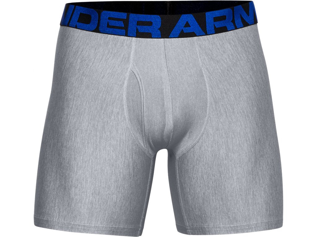 Under Armour Mens UA Tech 6 Inch Boxerjock Apparel - Breathable Fabric
