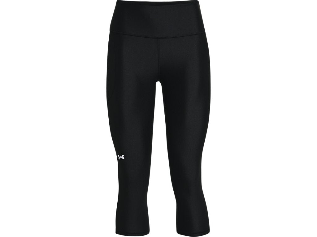 Under Armour Womens HeatGear No-Slip Waistband Capris - Ultra-Tight Fit and Sweat Wicking