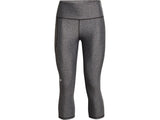 Under Armour Womens HeatGear No-Slip Waistband Capris - Ultra-Tight Fit and Sweat Wicking