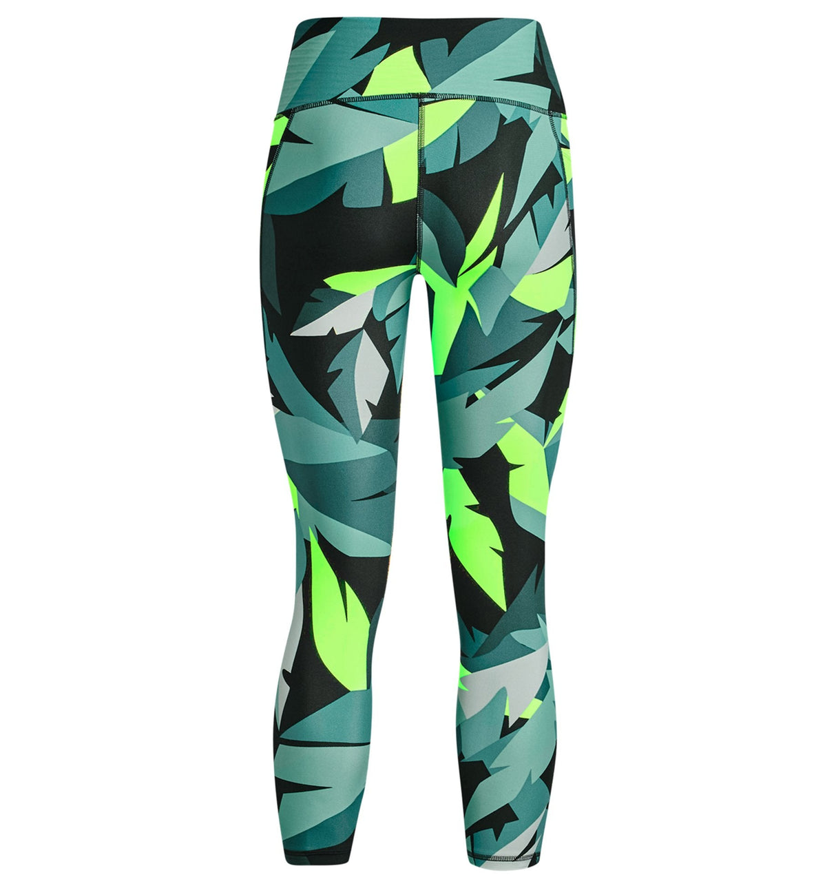 Under Armour Womens HeatGear No-Slip Waistband Printed Ankle Leggings - Sweat Wicking
