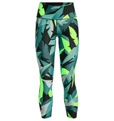 Under Armour Womens HeatGear No-Slip Waistband Printed Ankle Leggings - Sweat Wicking